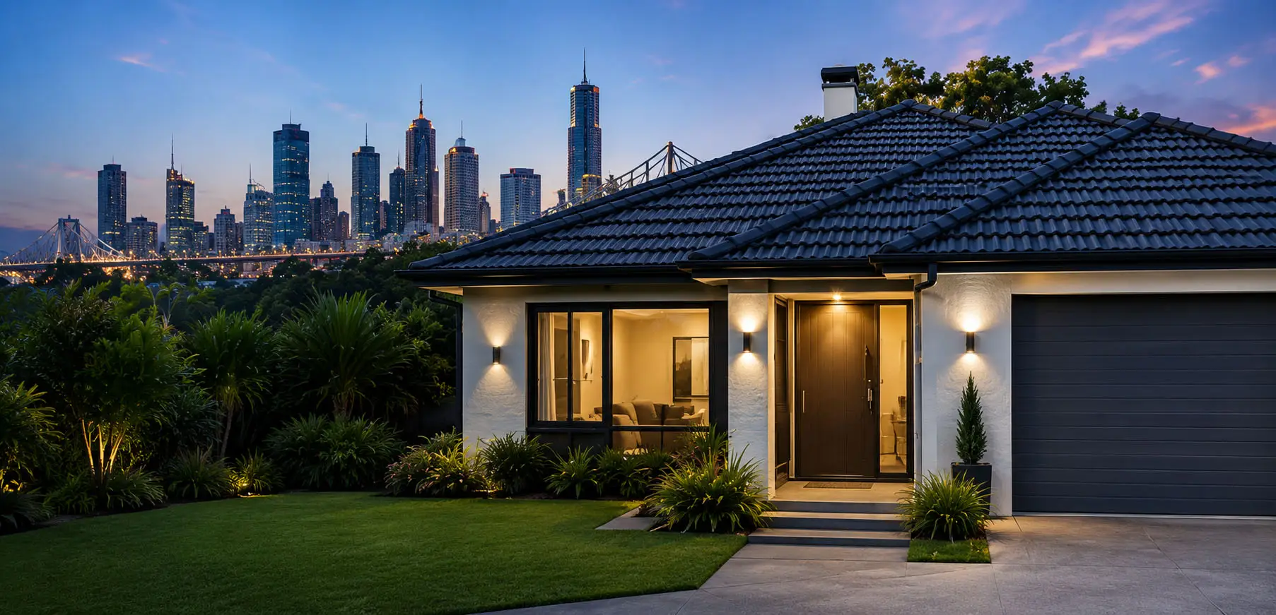 Roof-Restoration-north-Brisbane-Hero Finished tiled roof with restored ridge capping and a clean protective finish